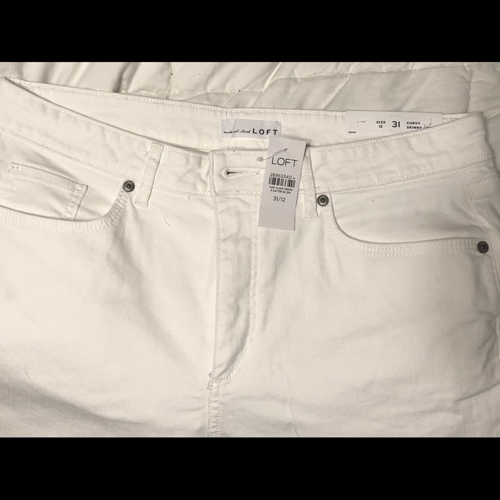 White jeans